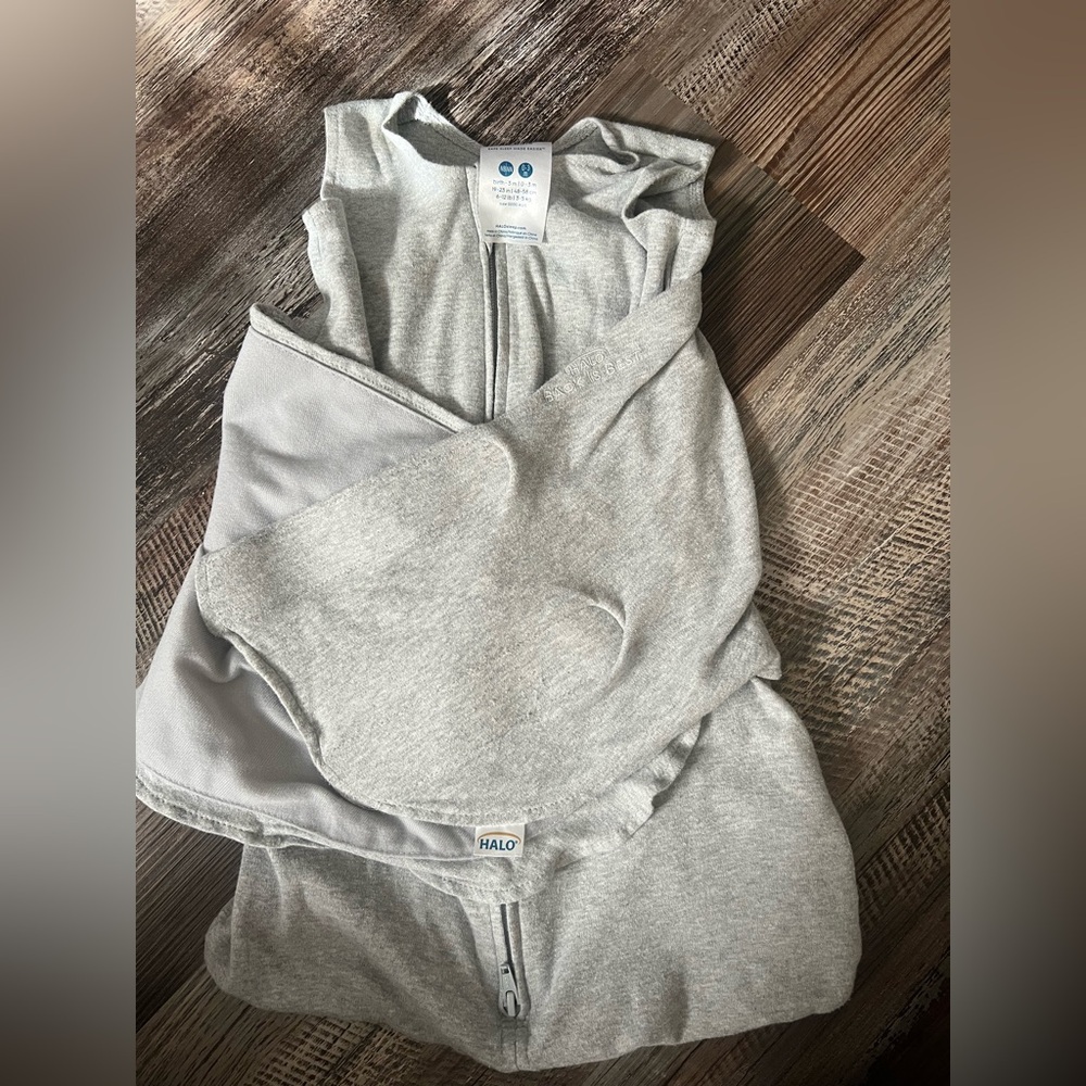 Halo Light Gray Sleep Sack for Kids